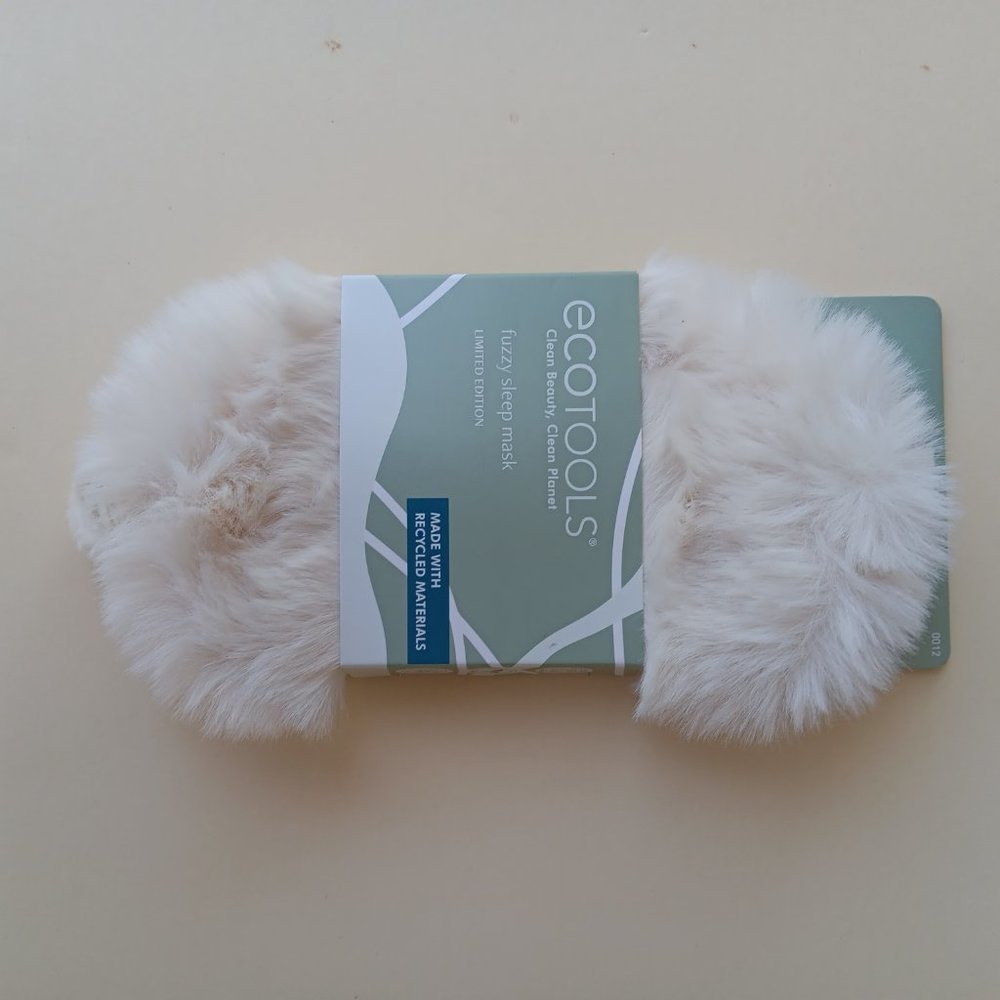 Ecotools Limited Edition Cream Fuzzy Sleep Mask
